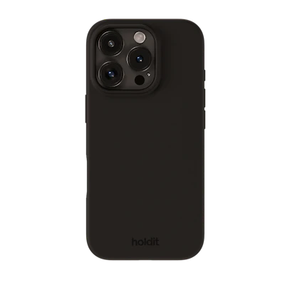 Holdit Silicone Case iPhone 16 Pro Max Black Holdit Silicone Case iPhone 16 Pro Max Black