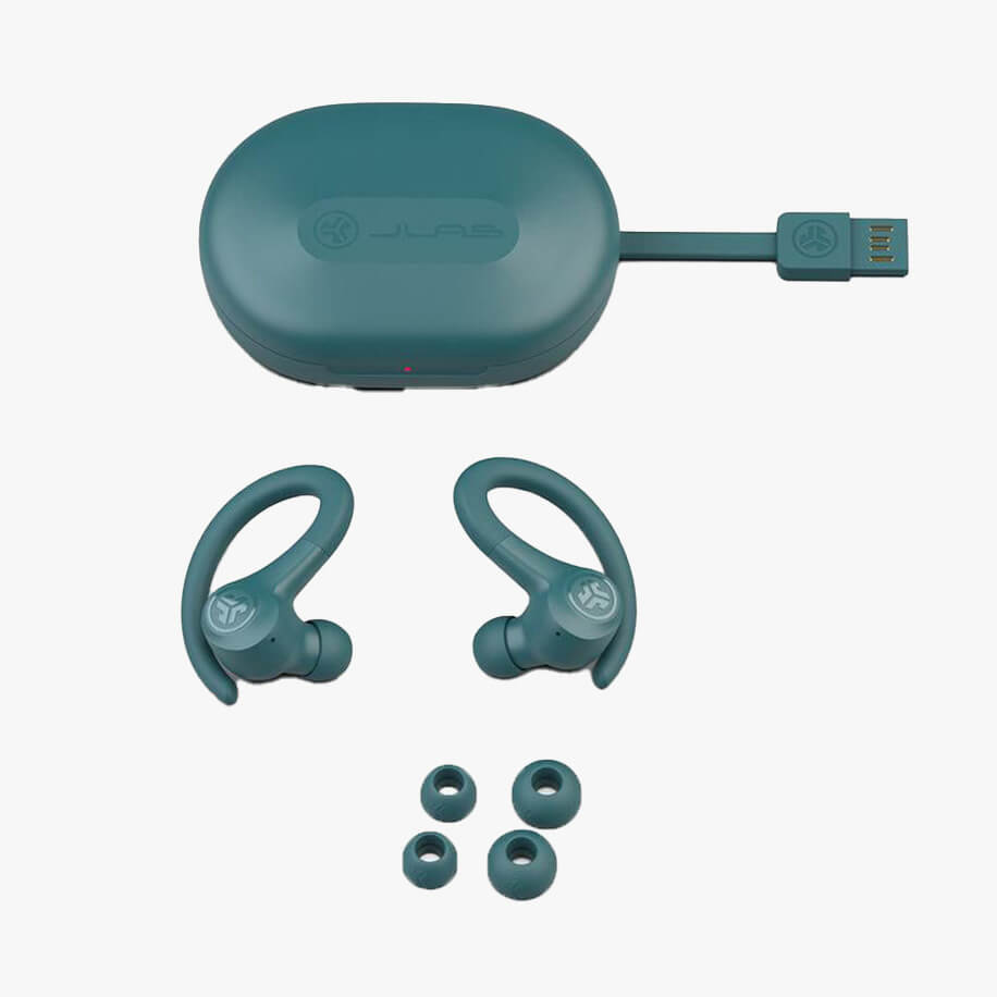 JLab Go Air Sport True Wireless Headphones Teal