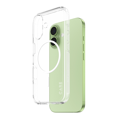 A26295 - CARE Case Transparent White MagSafe iPhone 17 A26295 - CARE Case Transparent White MagSafe iPhone 17