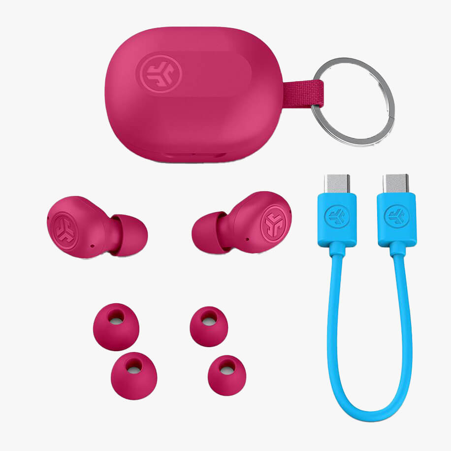JLab JBuds Mini True Wireless Earbuds Pink