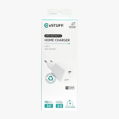 eStuff INFINITE USBC Charger EU PD 30W GaN eStuff INFINITE USBC Charger EU PD 30W GaN