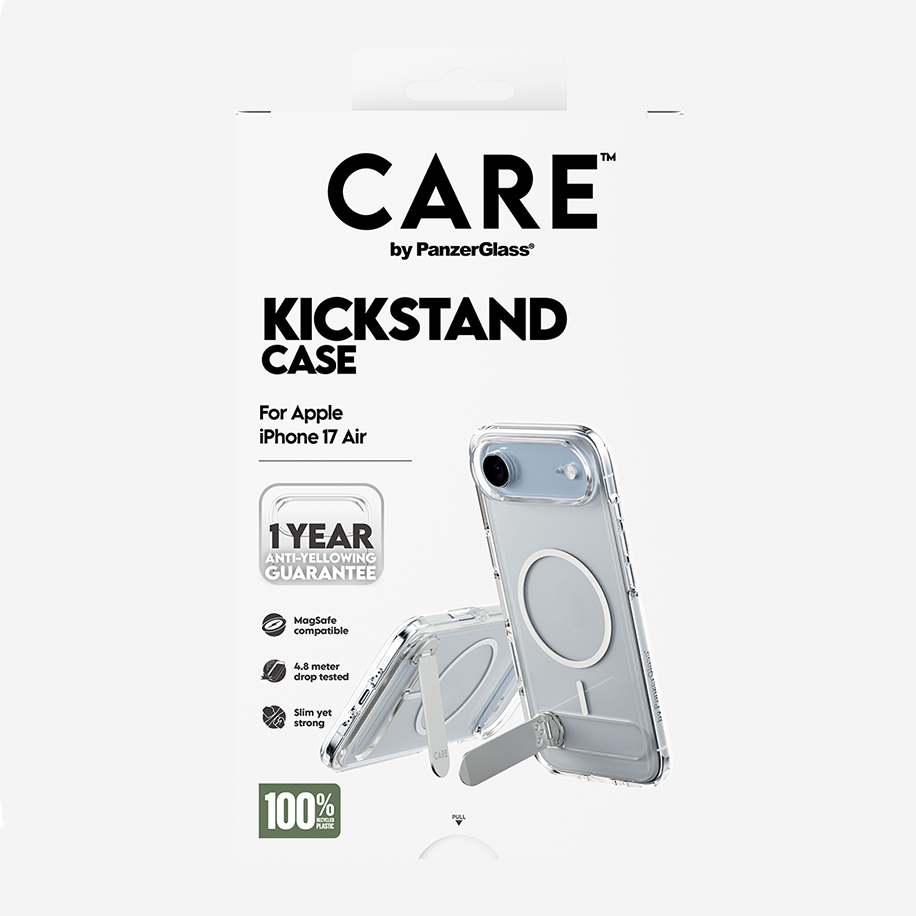 A26300 - CARE Case Transparent Kickstand MagSafe iPhone 17 Air V2