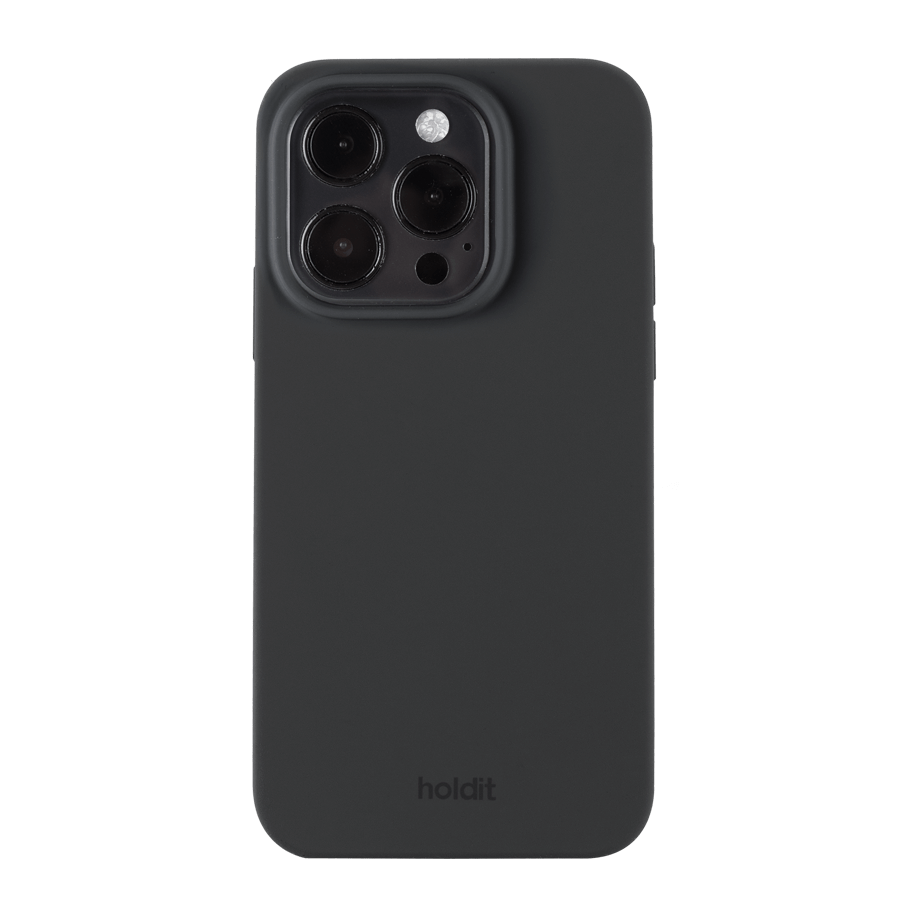 HOLDIT SILICONE CASE IPHONE 15 PRO BLACK