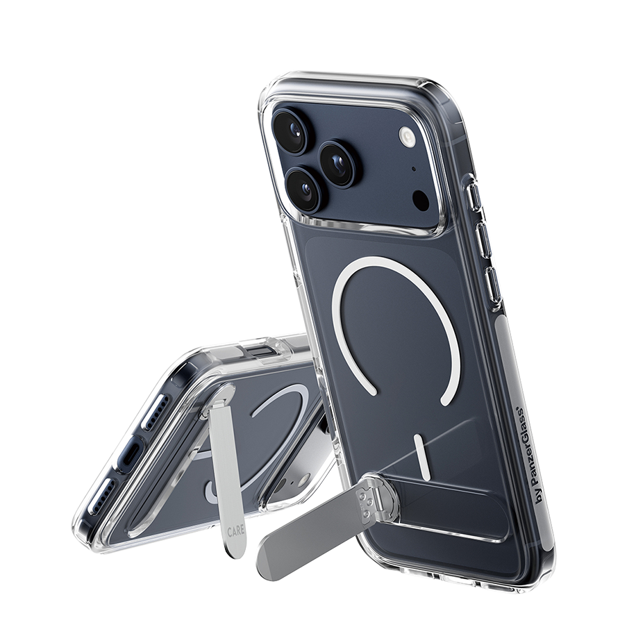 A26297 - CARE Case Transparent Kickstand MagSafe iPhone 17 Pro Max