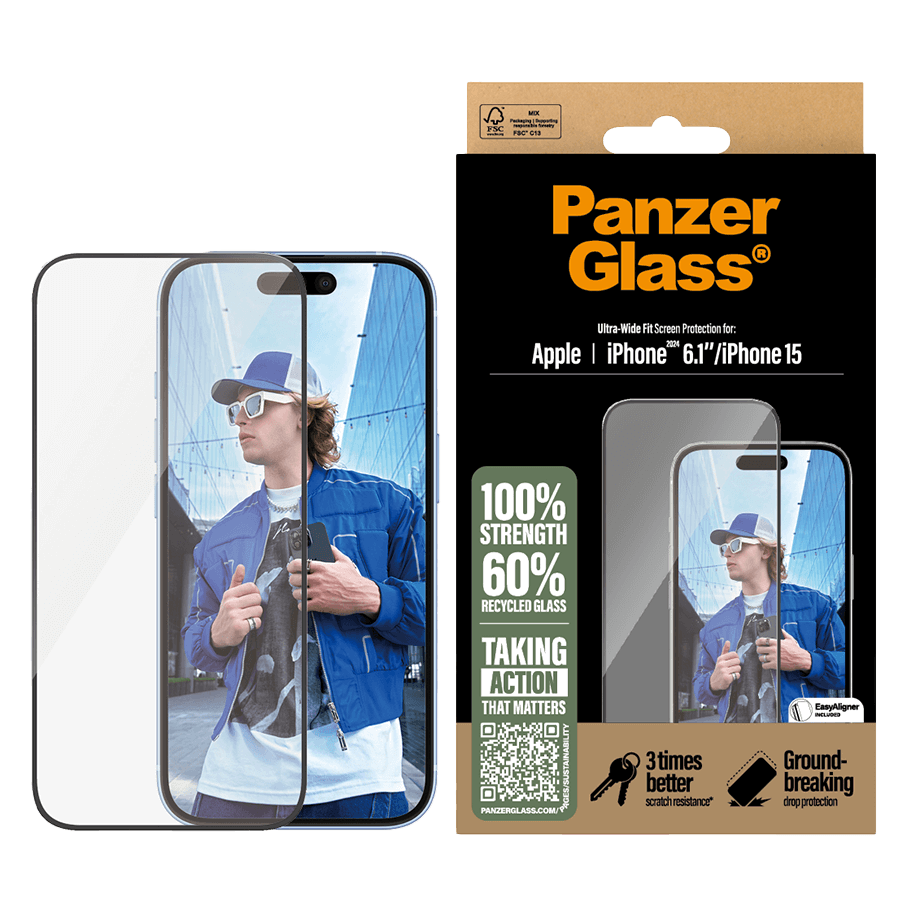 PanzerGlass iPhone 16 UWF