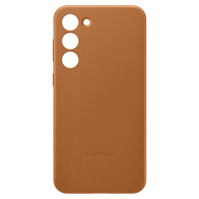 Samsung S23 Plus Leather Cover Camel Samsung S23 Plus Leather Cover Camel