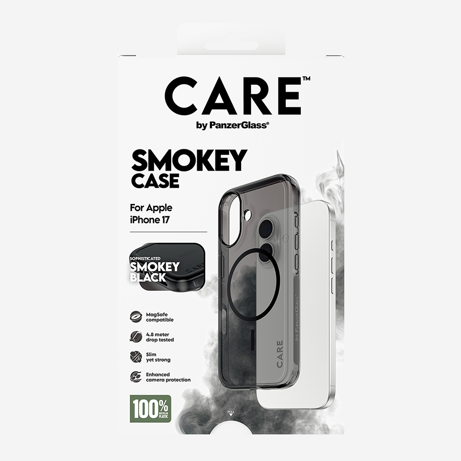 A26304 - CARE Case Smokey Black MagSafe iPhone 17 V2