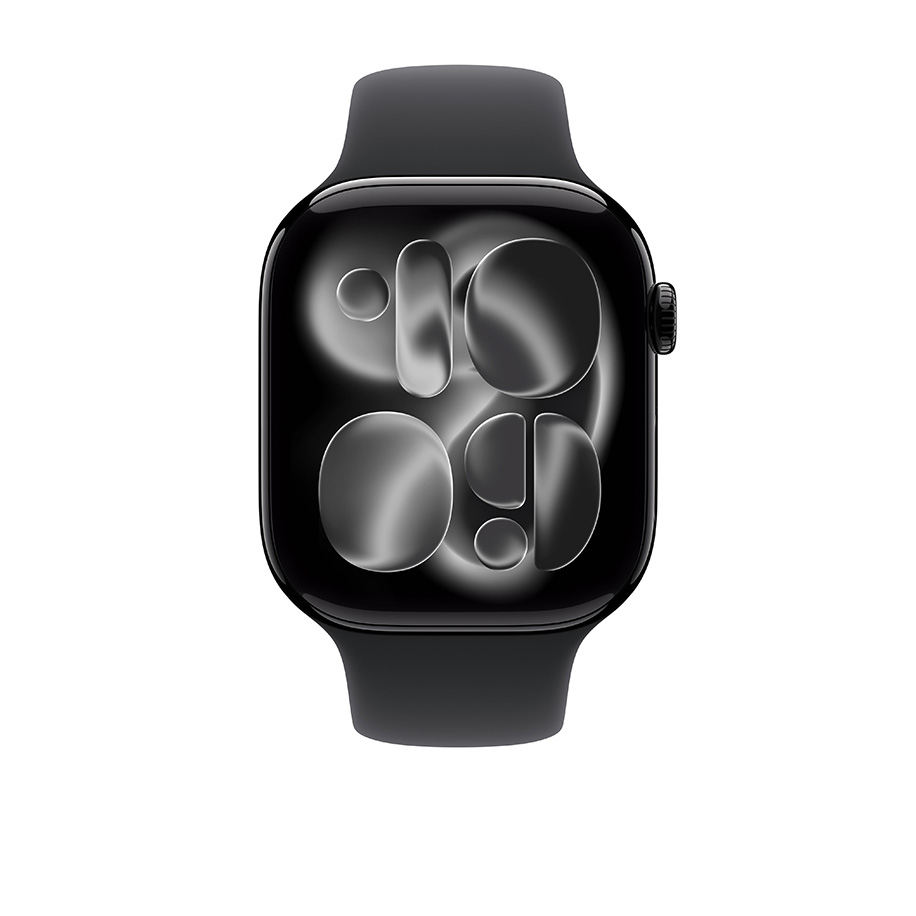 Apple Watch Series 11 46mm GPS Jet Black Aluminum Sport Band Black 2