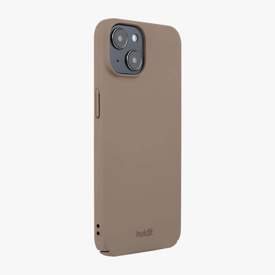 Holdit Slim Case iPhone 15 Mocha Brown