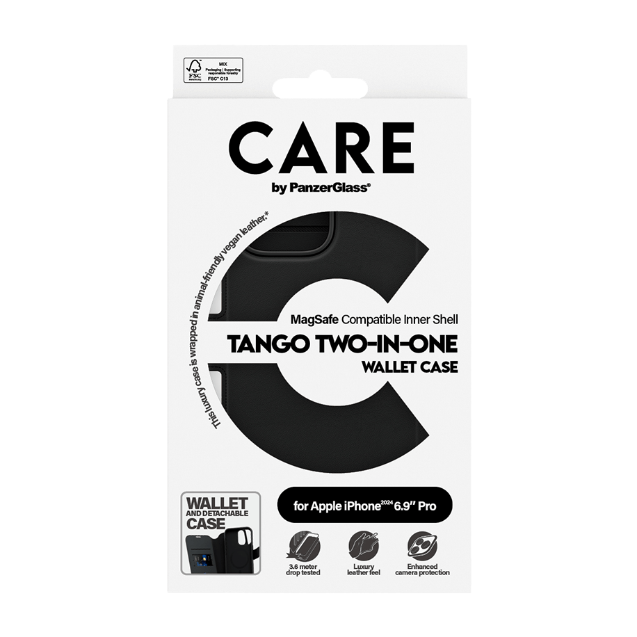 CARE Cover Tango Wallet Cover iPhone 16 Pro Max