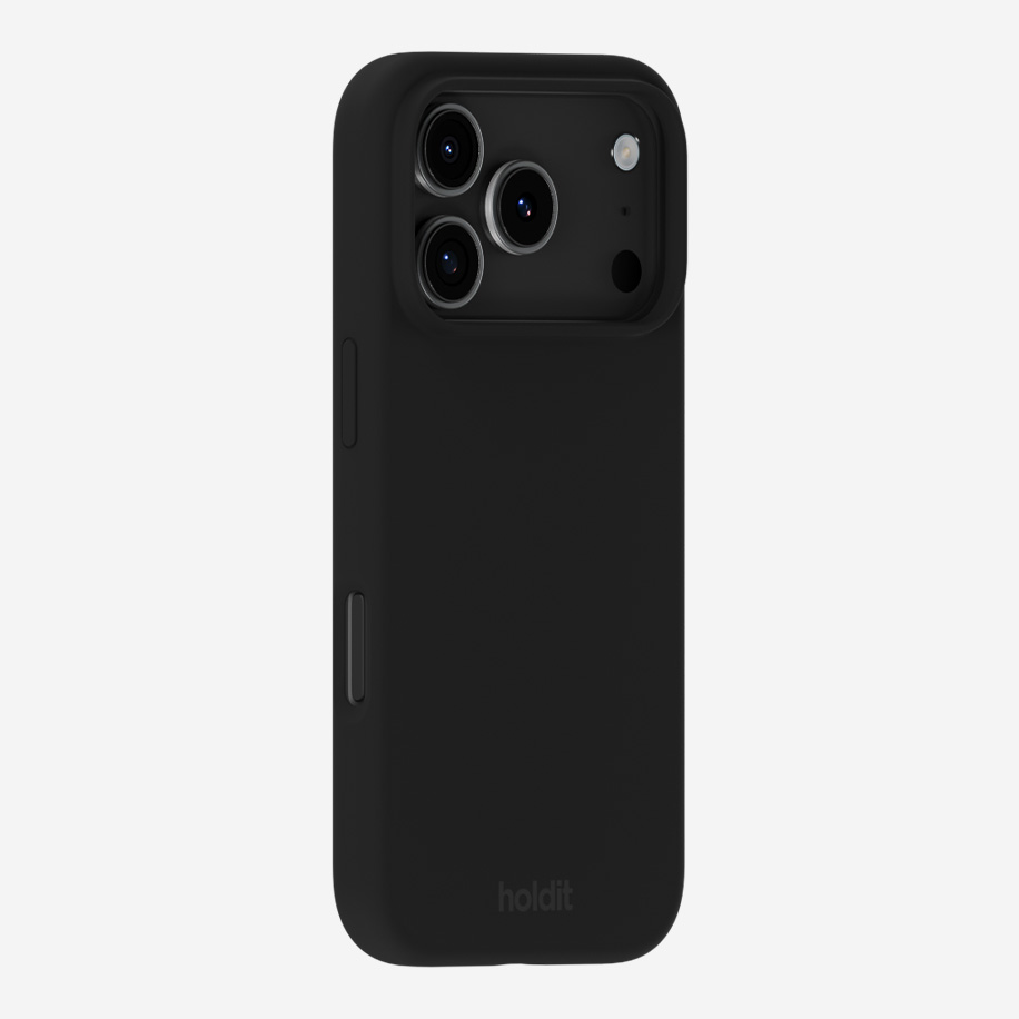 A26264 - Holdit Silicone Case iPhone 17 Pro Max Black V2