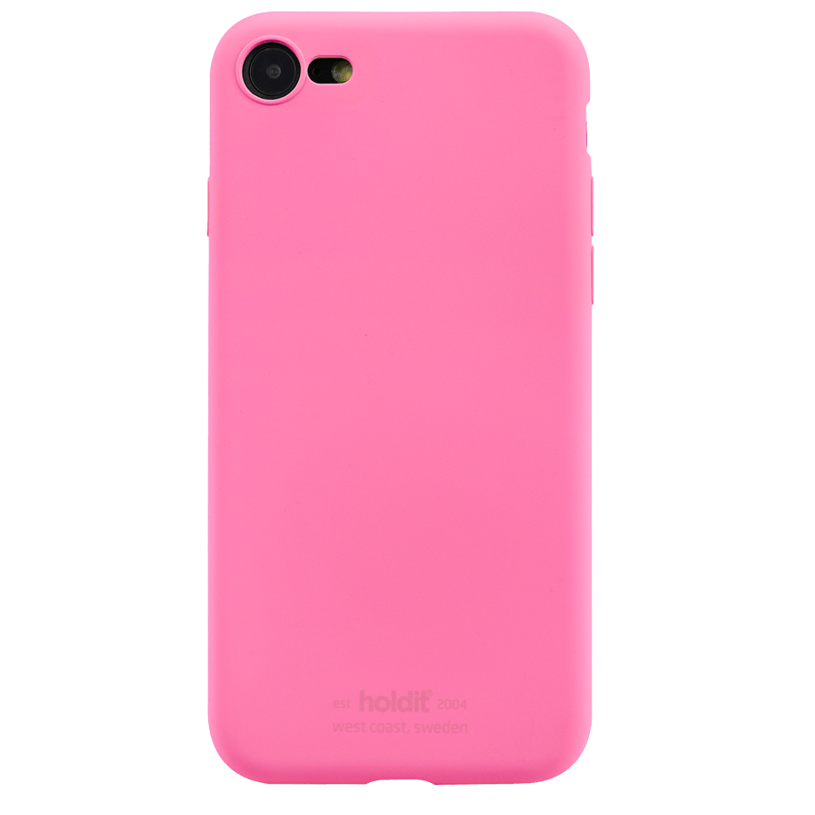 iPhone SE/8/7 Holdit silikone cover bright pink