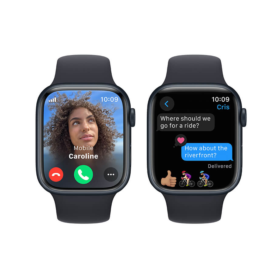 Apple Watch Series 9 45mm Midnight Sport Band ML