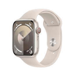 Apple Watch Series 9 45mm Starlight Sport Band ML