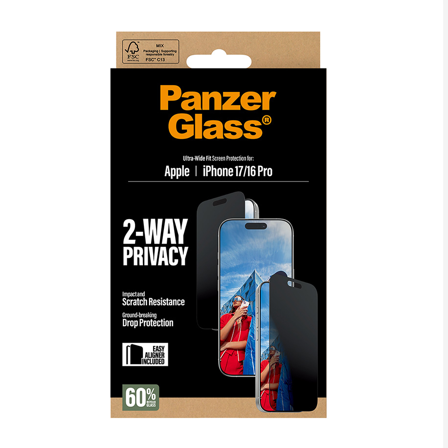 A26280 - PanzerGlass Privacy iPhone 17 16 Pro UWF V2