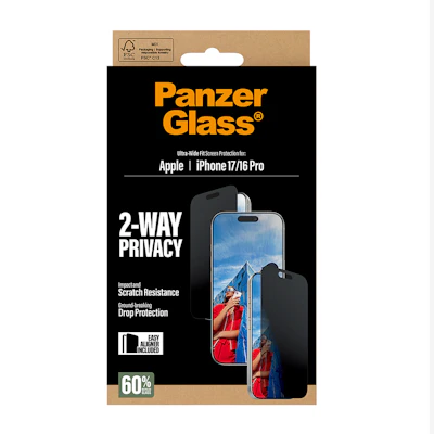 A26280 - PanzerGlass Privacy iPhone 17 16 Pro UWF V2 A26280 - PanzerGlass Privacy iPhone 17 16 Pro UWF V2
