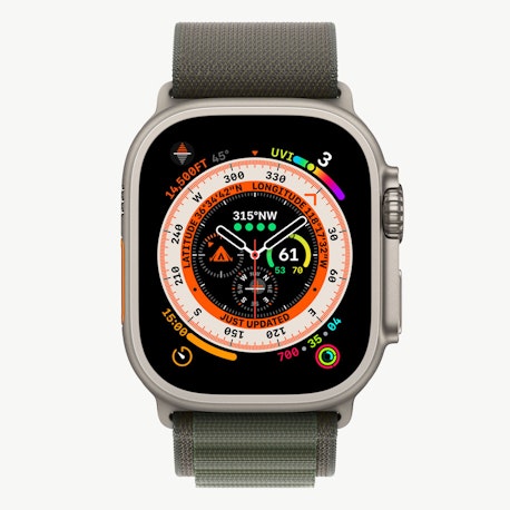 Apple Watch Ultra C 49mm Green Alpine Loop
