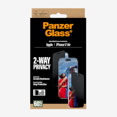 A26282 - PanzerGlass Privacy iPhone 17 Air UWF V2 A26282 - PanzerGlass Privacy iPhone 17 Air UWF V2