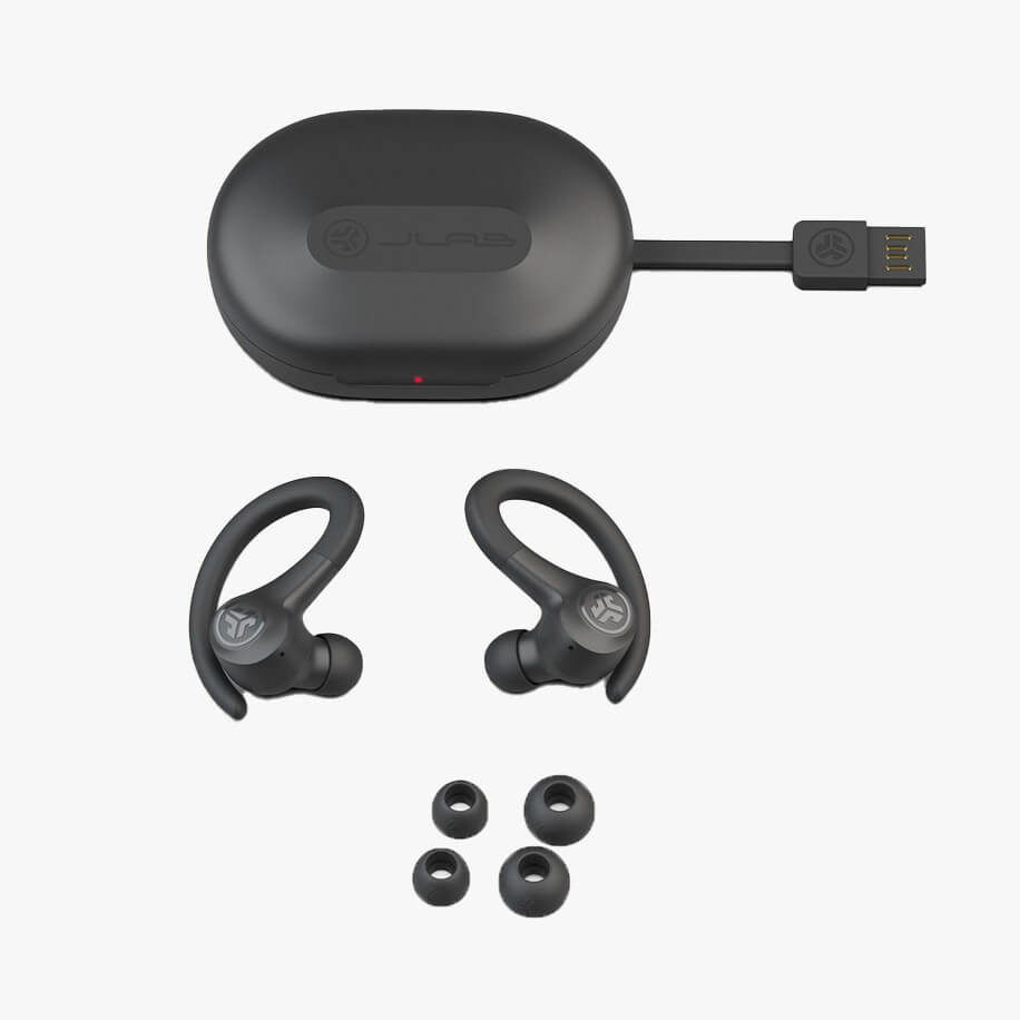 JLab Go Air Sport True Wireless Headphones Graphite