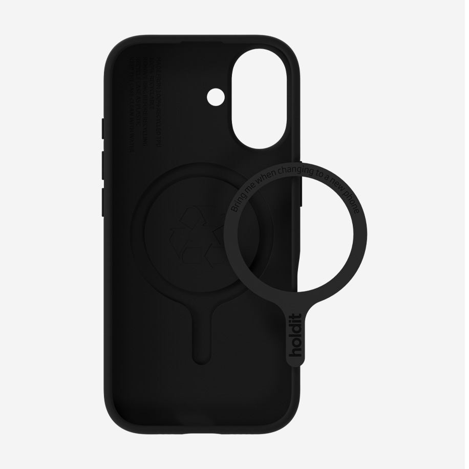 A26268 - Holdit Soft Magsafe Case iPhone 17 Black V3