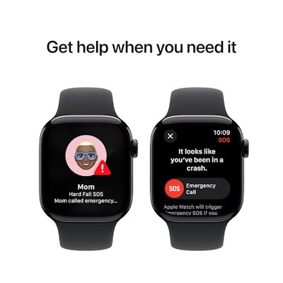 Apple Watch Series 10 42mm Jet Black Aluminium Case with Black Sport Band SM Apple Watch Series 10 42mm Jet Black Aluminium Case with Black Sport Band SM