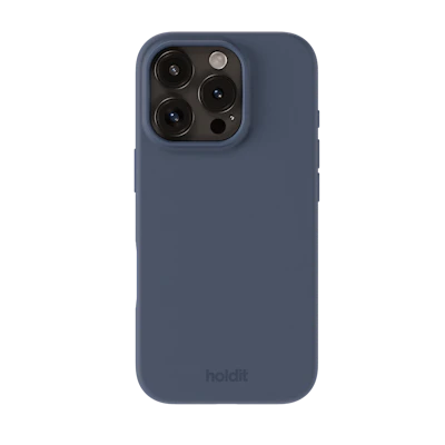 Holdit Silicone Case iPhone 16 Pro Pacific Blue Holdit Silicone Case iPhone 16 Pro Pacific Blue