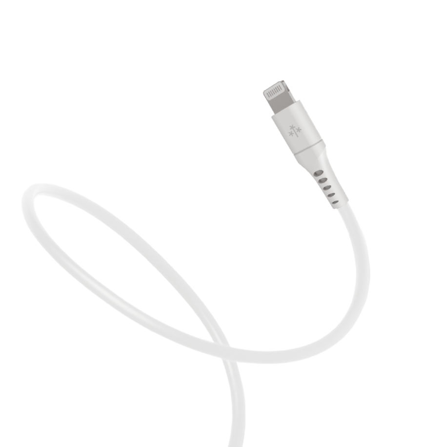 Hune Cable Type C Lightning 1m MFI white