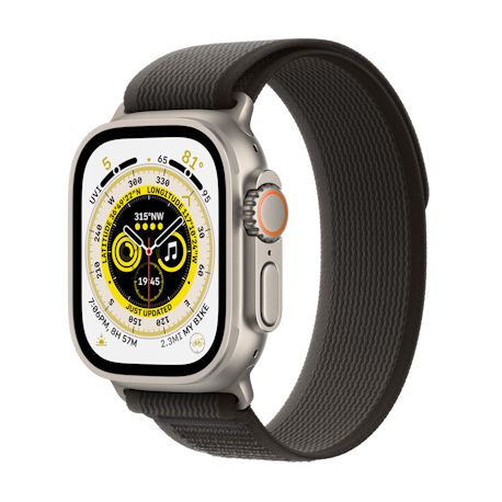 Apple Watch Ultra C 49mm Black Gray Trail Loop