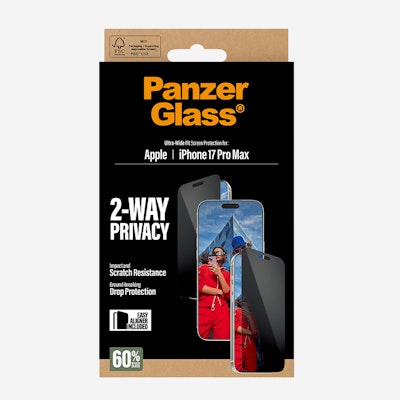 A26281 - PanzerGlass Privacy iPhone 17 Pro Max UWF V2 A26281 - PanzerGlass Privacy iPhone 17 Pro Max UWF V2