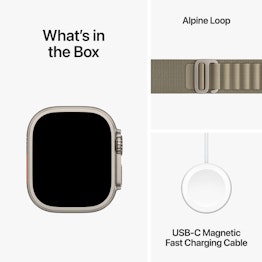 Apple Watch Ultra 2 49mm Olive Alpine Loop Small