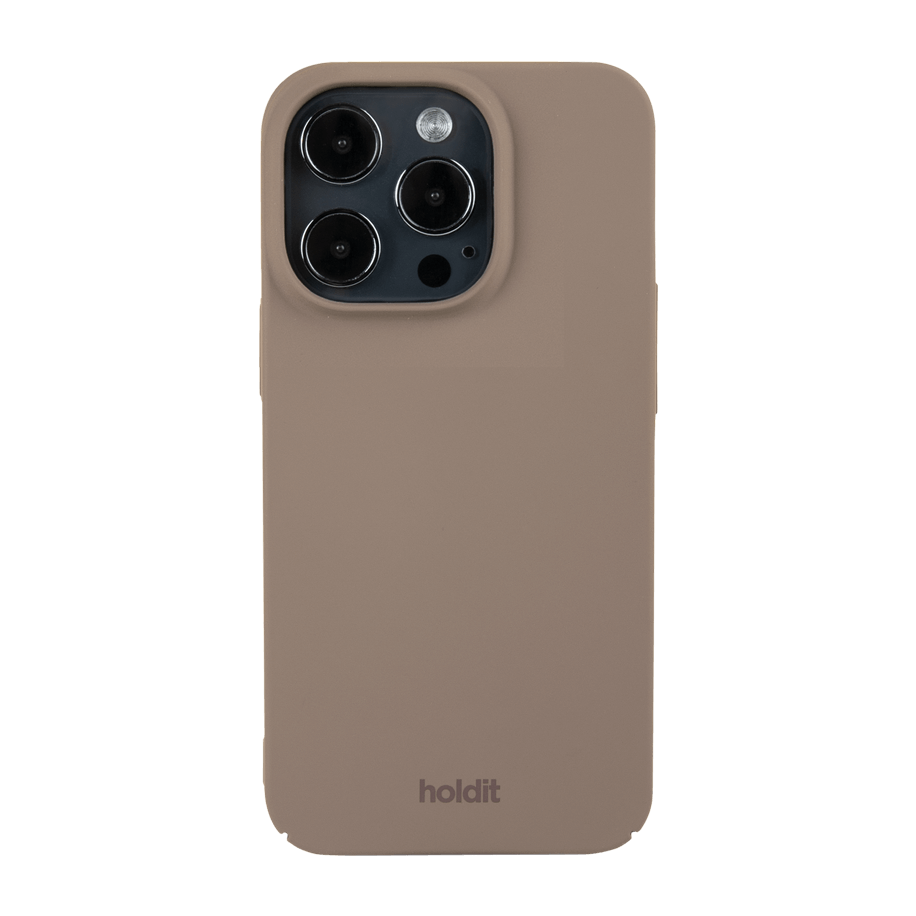 Holdit Slim Case iPhone 15 Pro Mocha Brown