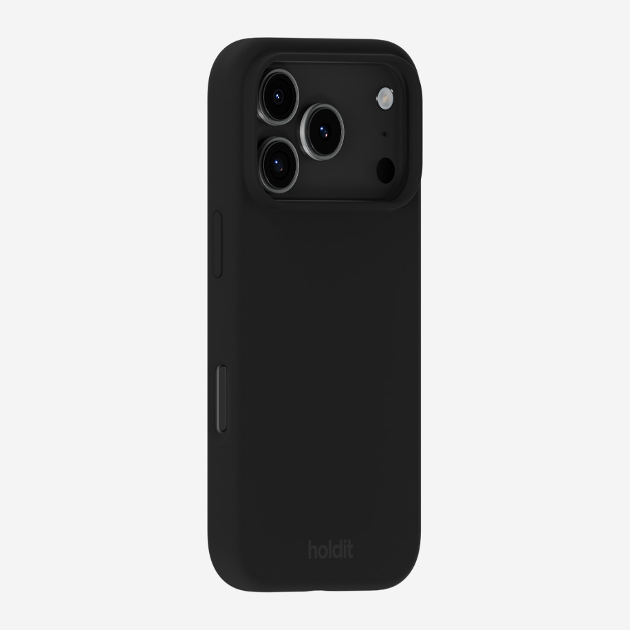 A26260 - Holdit Silicone Case iPhone 17 Pro Black V2