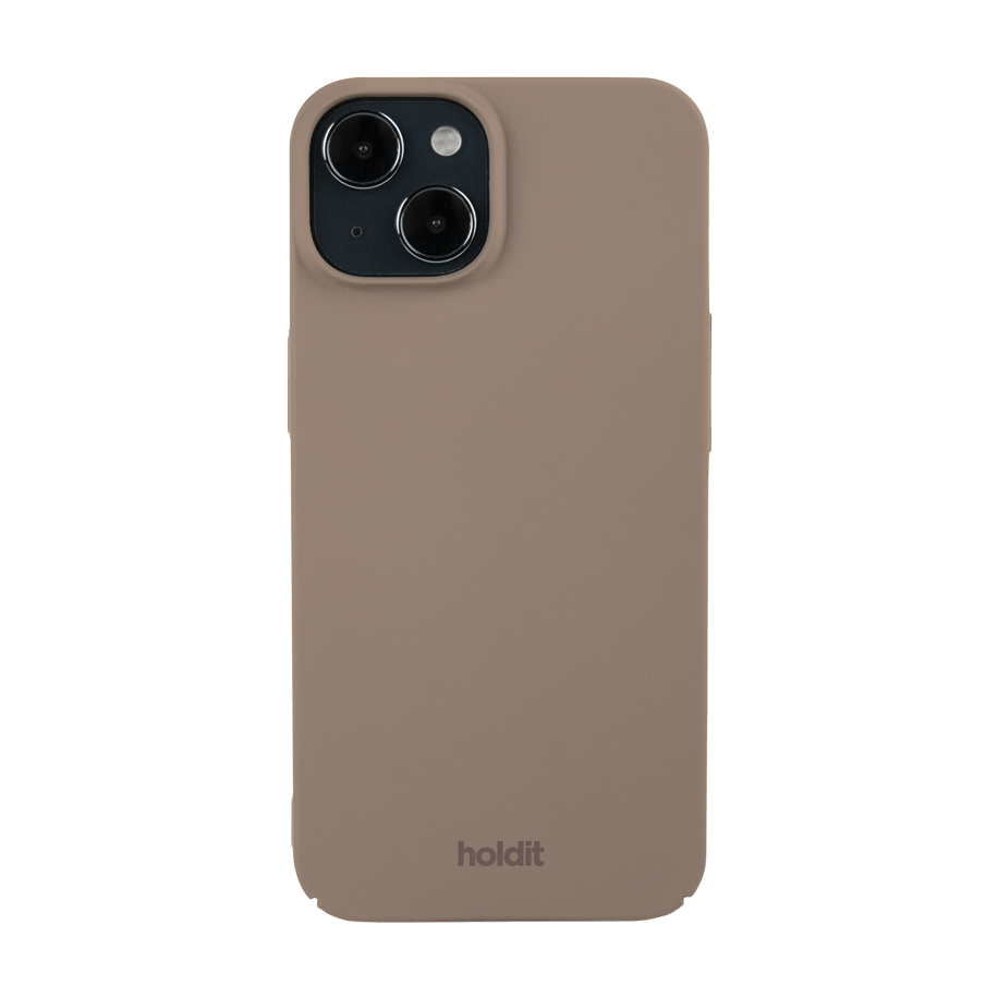 Holdit Slim Case iPhone 15 Mocha Brown