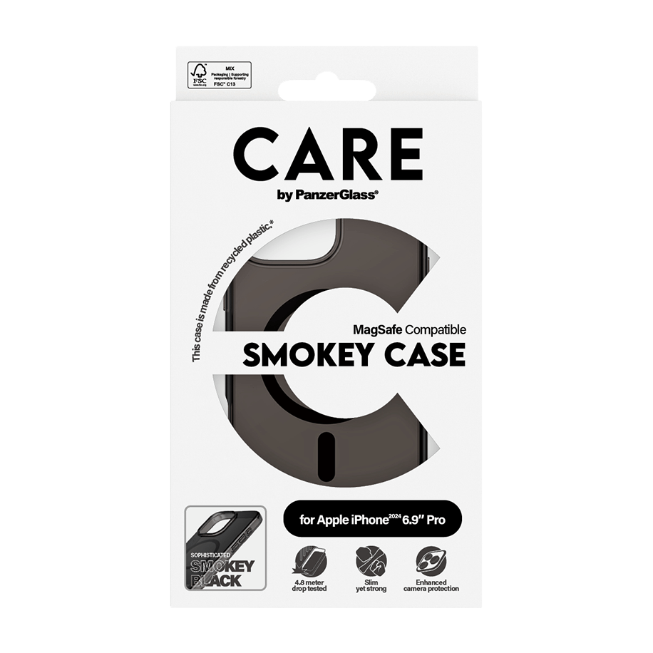 CARE Cover Smokey Black MagSafe iPhone 16 Pro Max