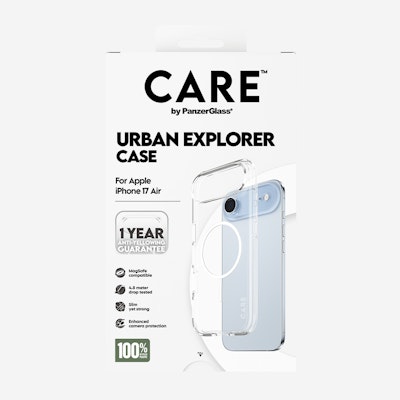 A26289 - CARE Case Transparent White MagSafe iPhone 17 Air V2 A26289 - CARE Case Transparent White MagSafe iPhone 17 Air V2