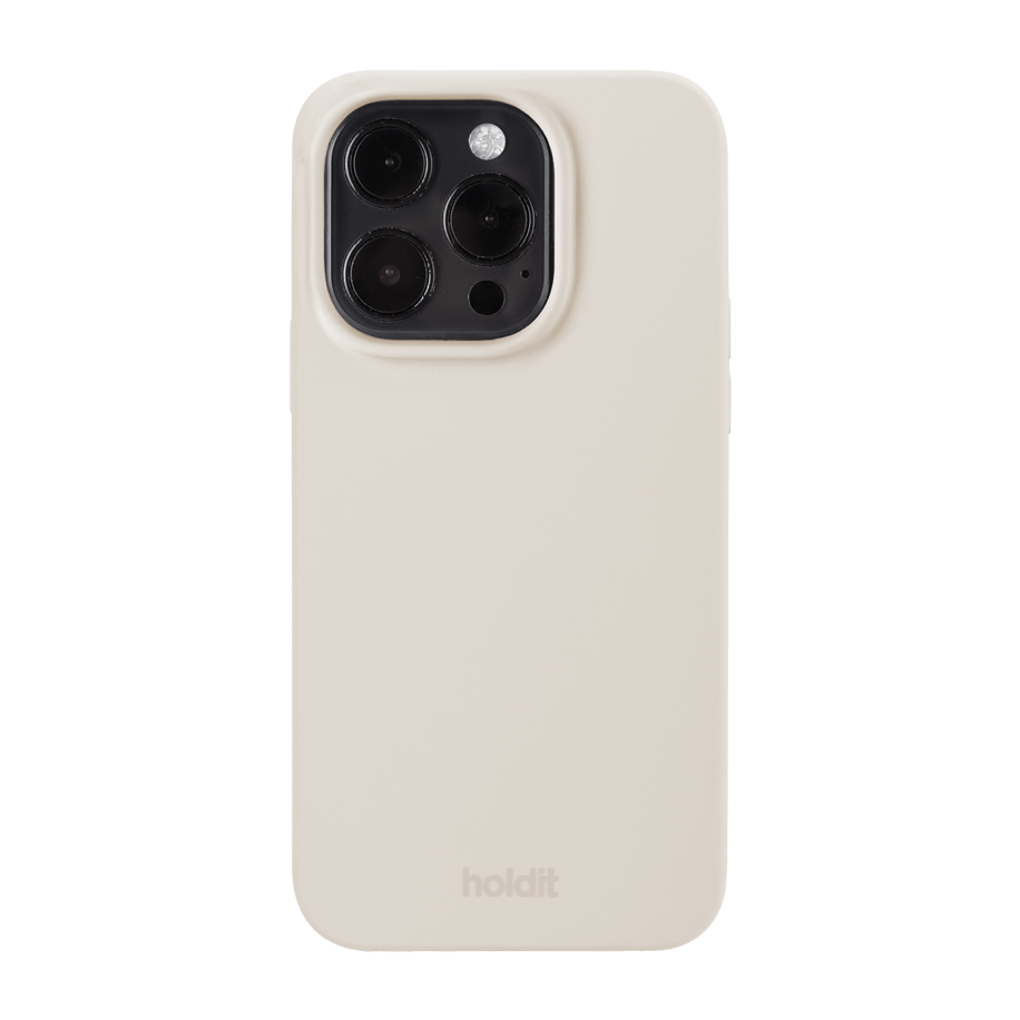 HOLDIT SILICONE CASE IPHONE 15 PRO LIGHT BEIGE