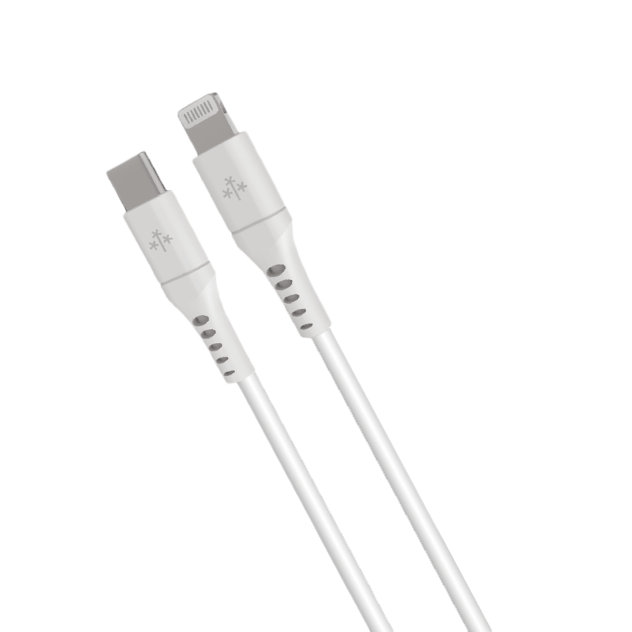 Hune Cable Type C Lightning 1m MFI white