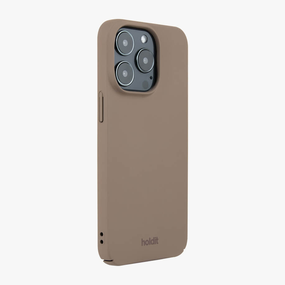 Holdit Slim Case iPhone 15 Pro Mocha Brown